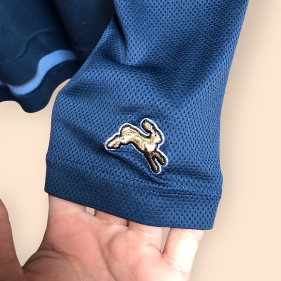 Tracksmith MENS Blue Boston Long Sleeve T-shirt Running Jersey Performance M - Picture 6 of 11